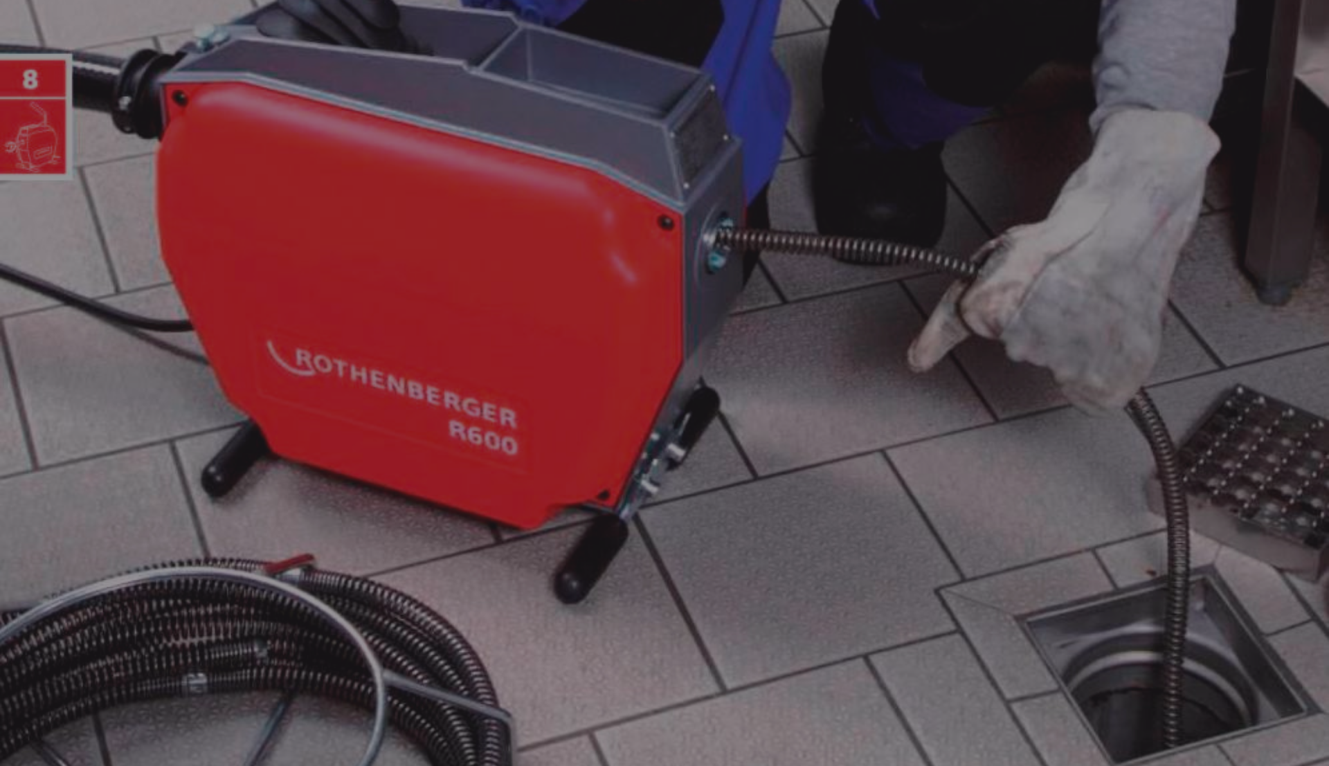 Robotlu ekipmanla gider tıkanıklığına müdahale
